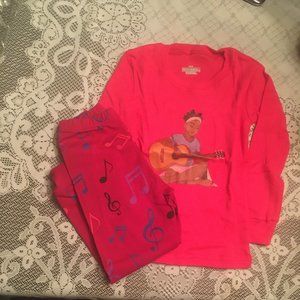 Pink Size 3 kids pajama set